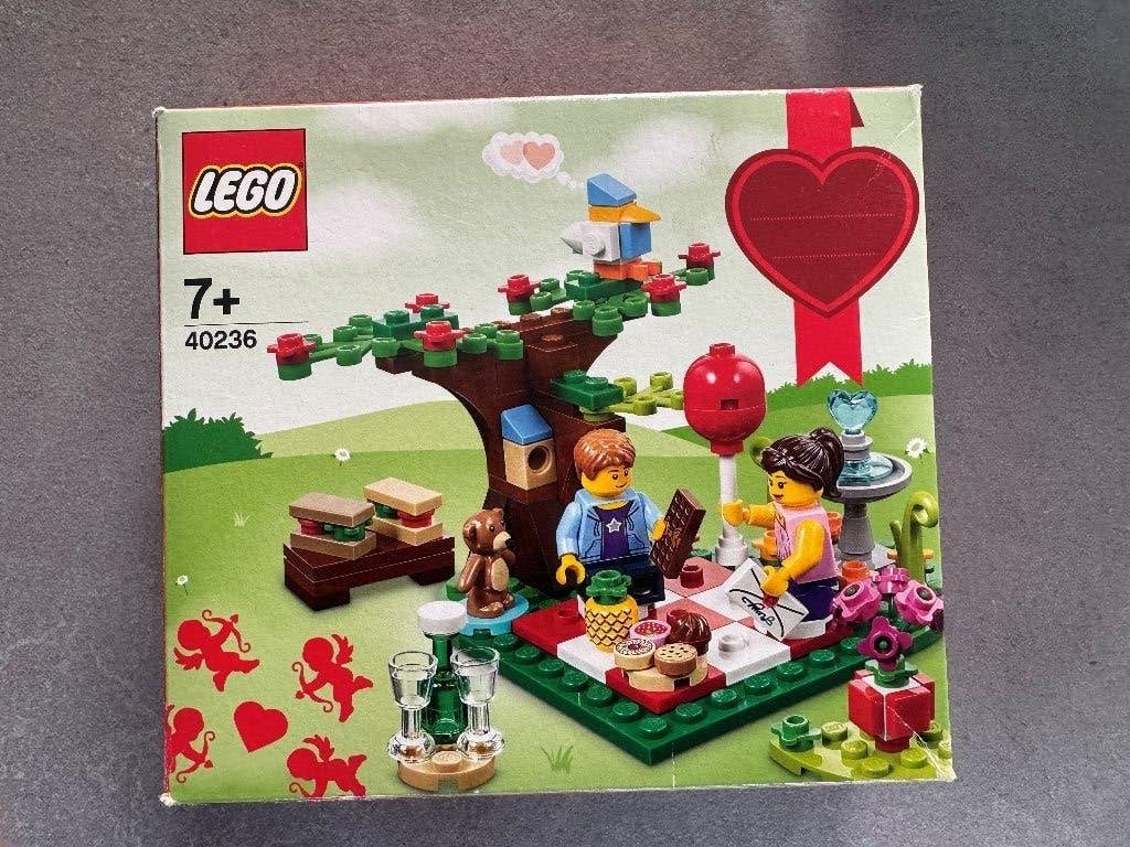 LEGO Valentijn Picknick Set 40236 - Gebruikt, Gebruikt, Overige thema's, Lego, Ophalen of Verzenden