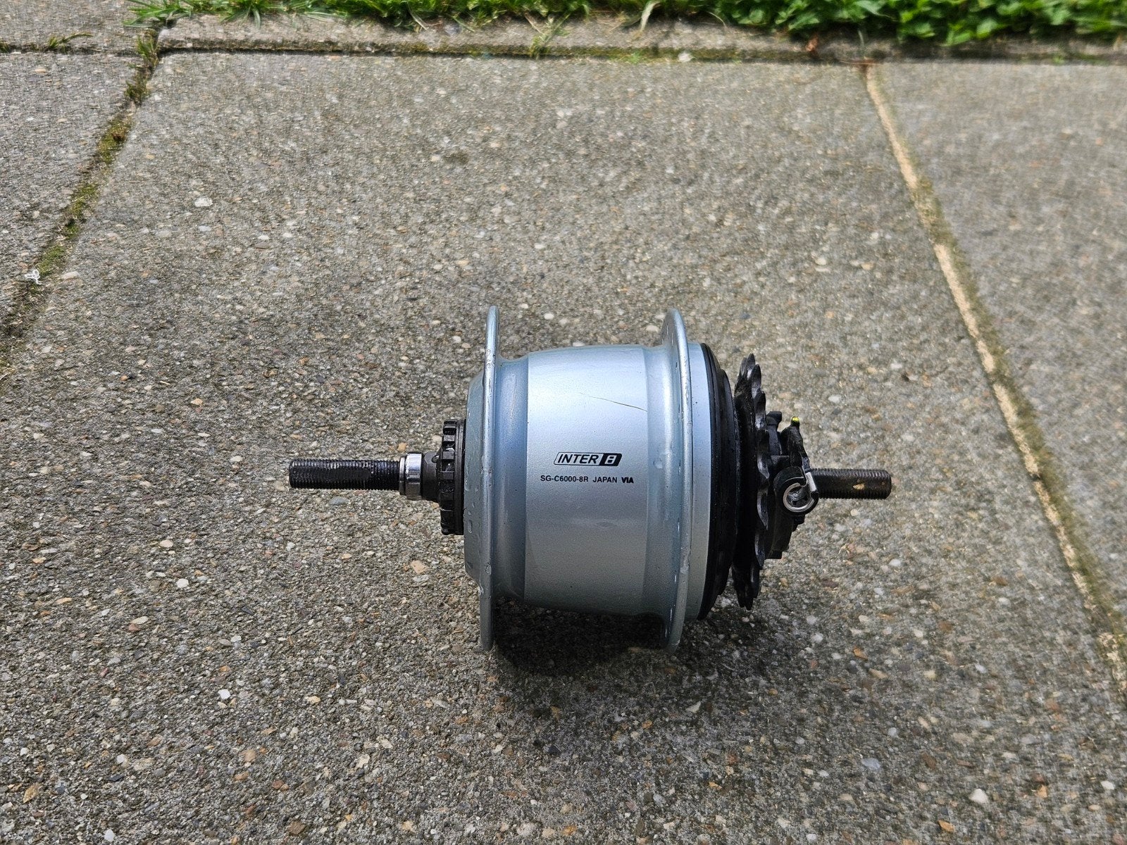 Shimano Nexus Inter 8 SG-C6000-8R Naafversnelling, Wiel, Gebruikt, Ophalen of Verzenden, Aluminium