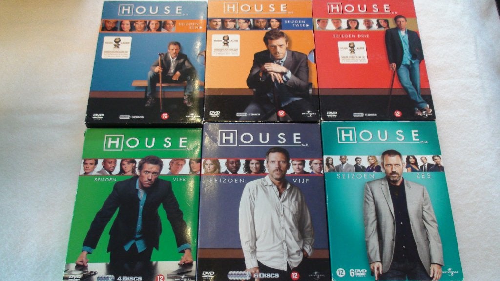 House seizoen 1 tm 6, Cd's en Dvd's, Nederlands, Drama, Ophalen of Verzenden, Zo goed als nieuw