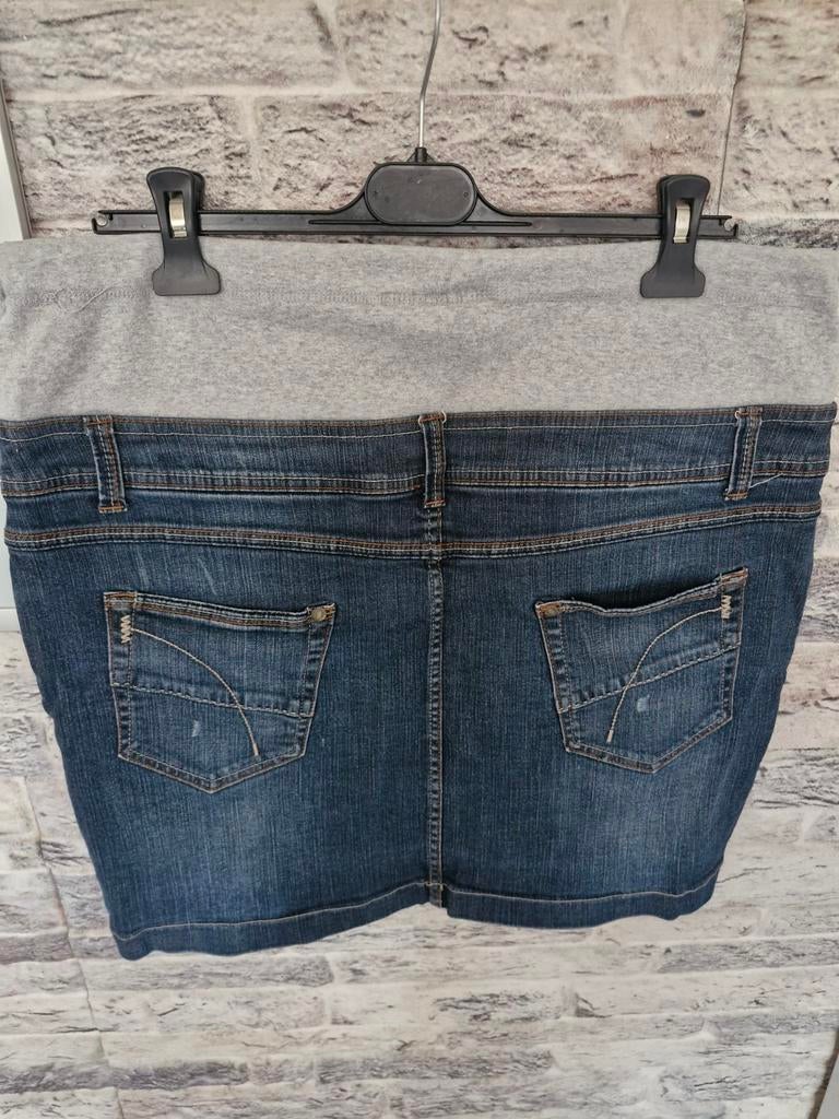 Blauwe zwangerschapsrok Maat xl, Blauw, Rok, Maat 46/48 (XL) of groter, Onbekend