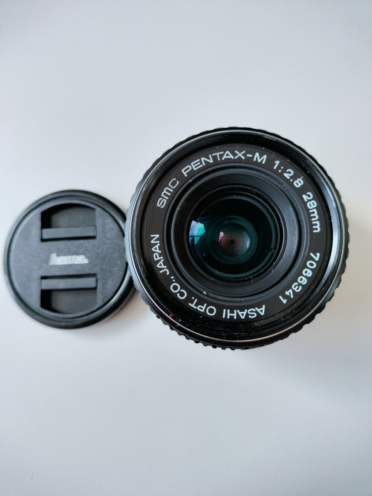 SMC Pentax-M 28mm 2.8 Asahi Pentax, Zo goed als nieuw, Pentax K-mount, Pentax, Groothoeklens