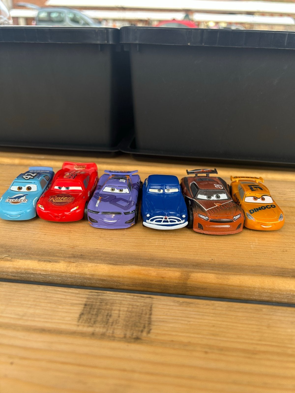 Cars 3 Disney Pixar Diecast Auto's - Set van 6, Ophalen, Gebruikt