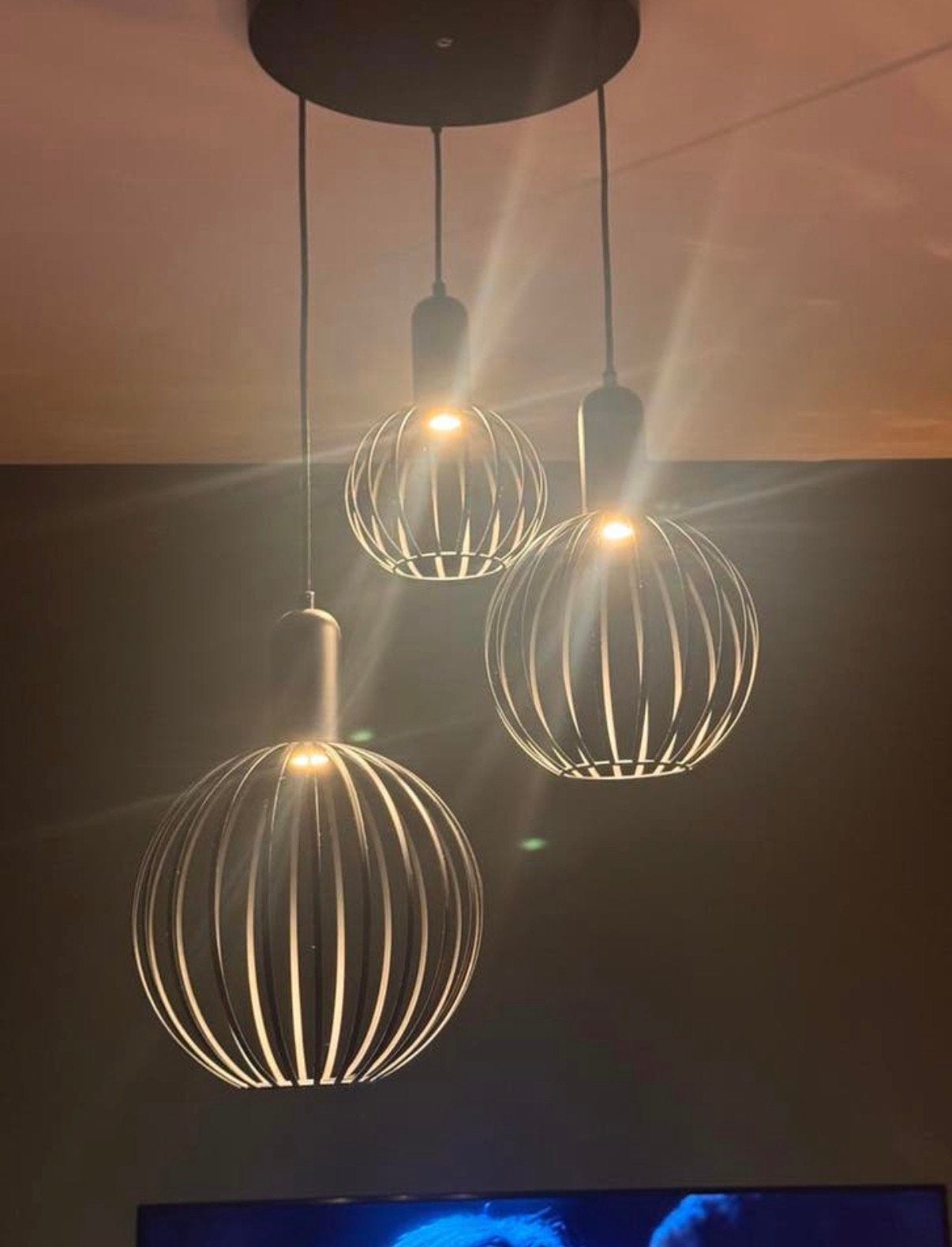 Prachtige industriele hanglamp (Rietveld Licht), Ophalen, Zo goed als nieuw, Metaal