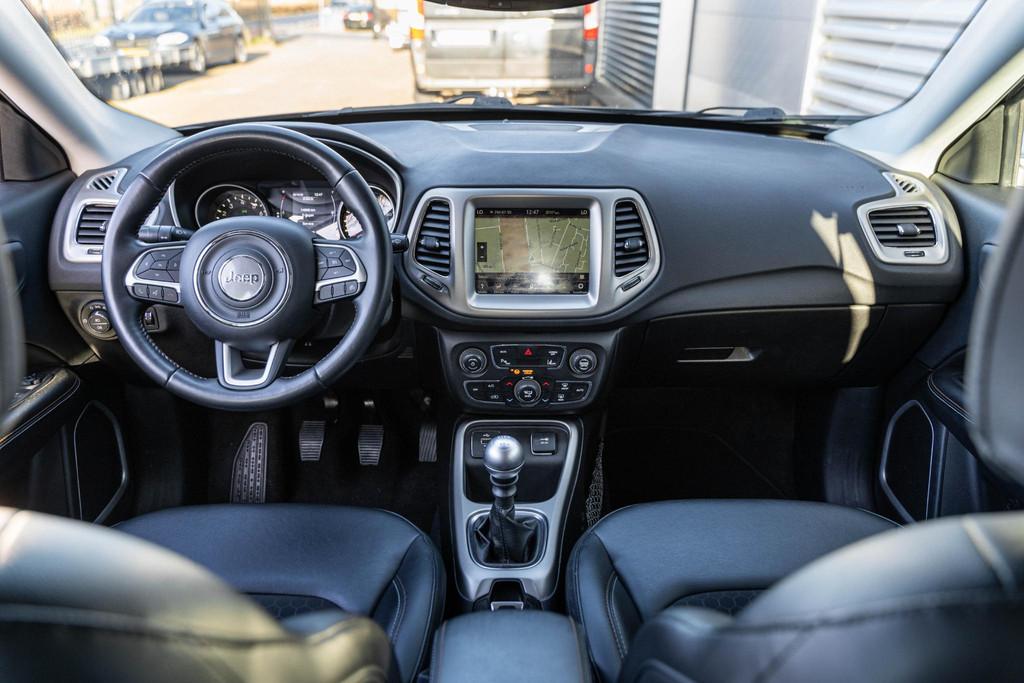 Jeep Compass 1.4 MultiAir Longitude Navi trekhaak NL auto, Voorwielaandrijving, 450 kg, Gebruikt, 4 cilinders