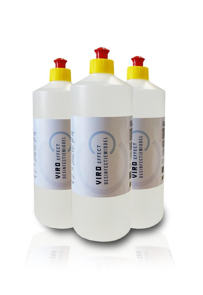 Viro effect Desinfectiemiddel 1 liter, Huis en Inrichting, Schoonmaakartikelen, Ophalen of Verzenden, Schoonmaakmiddel