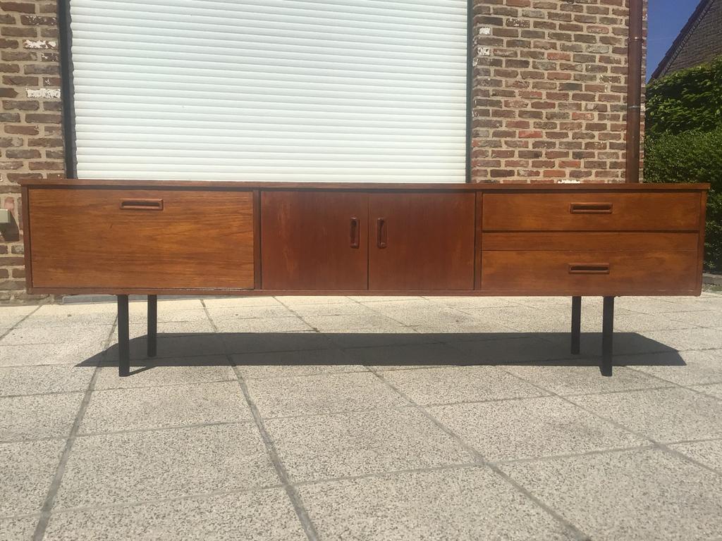 Vintage sideboard 1960s teak, Ophalen, Gebruikt, 25 tot 50 cm, Minder dan 100 cm