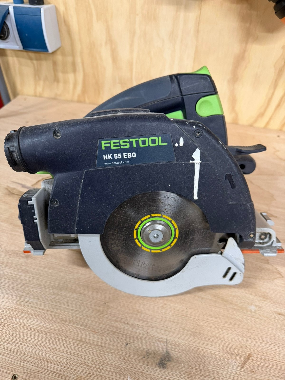 Festool HK 55 EBQ-Plus Geleiderzaag, Ophalen, Cirkelzaag, Zo goed als nieuw, 30 tot 70 mm