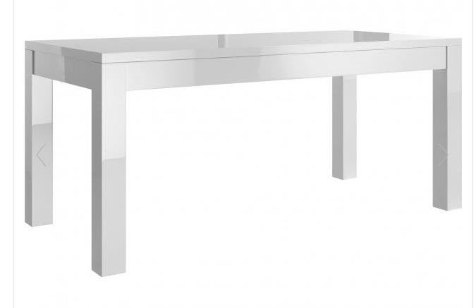 Direct leverbaar-Eettafel Forever Hoogglans wit , SALE-, Ophalen, 50 tot 100 cm, Rechthoekig, Nieuw
