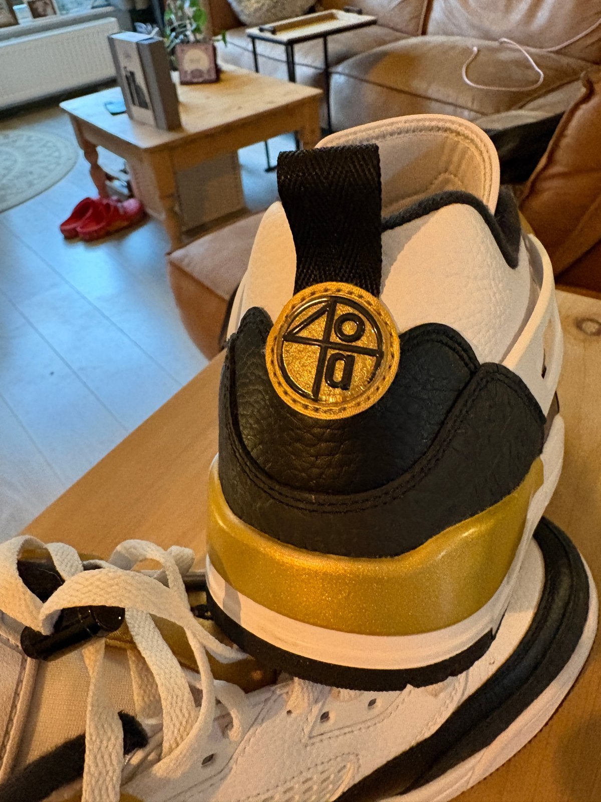 JORDAN SPIZIKE - white/black/metallic gold-coloured maat 44, Ophalen of Verzenden, Nieuw, Overige kleuren, Sneakers of Gympen