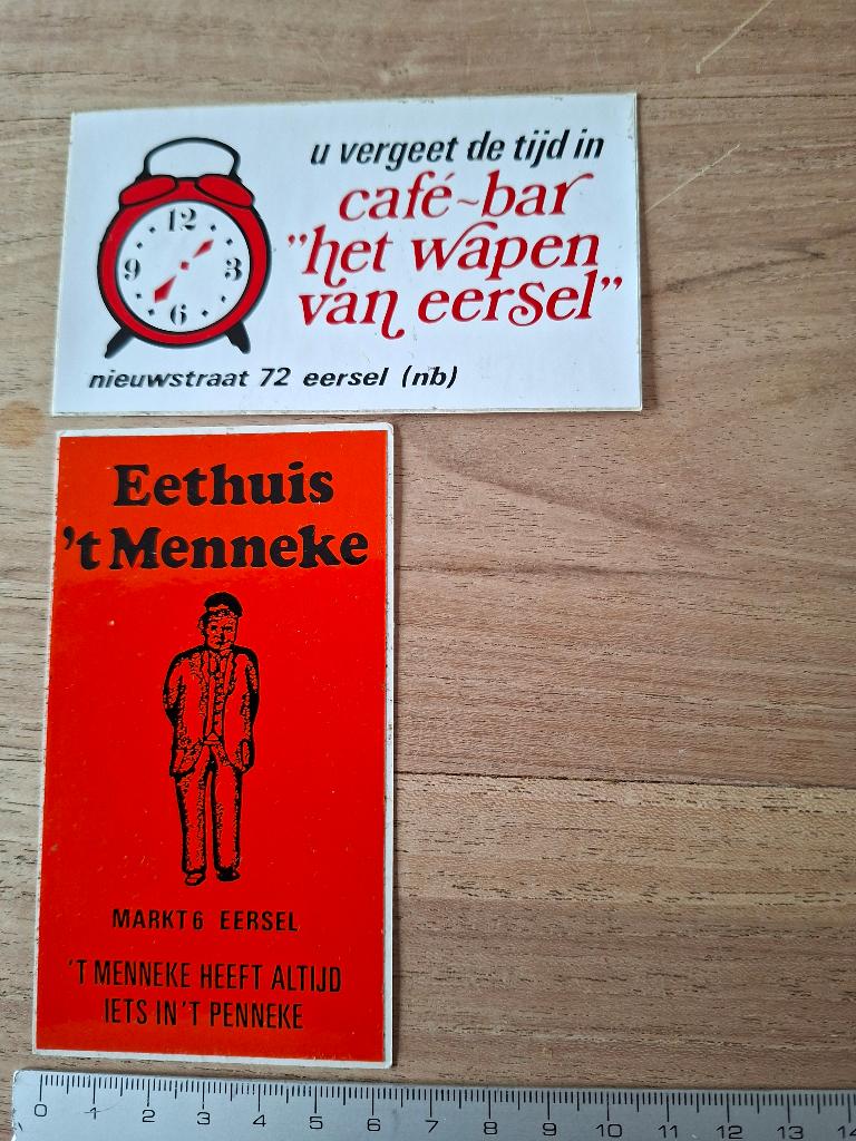 Stickers Eersel bar café, Ophalen of Verzenden, Zo goed als nieuw, Overige typen