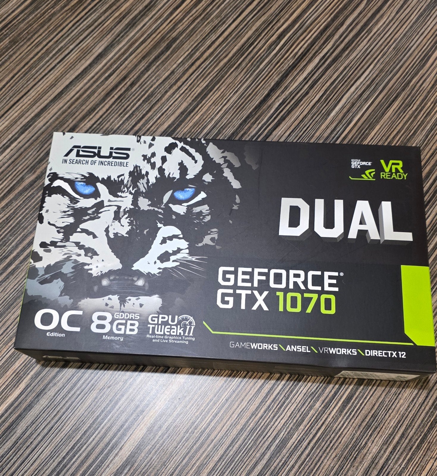 ASUS GeForce GTX 1070 OC 8GB GDDR5 Grafische Kaart, Computers en Software, Videokaarten, ASUS Computer GmbH, Harkortstr. 21-23, 40880 Ratingen, Duitsland
