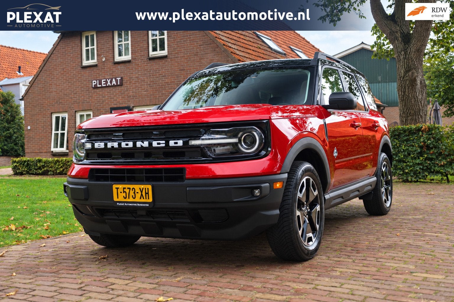 Ford Bronco 1.5 Sport Outer Banks Aut. | 4-WD | Uniek | Lede, Auto's, Automaat, Dealer onderhouden, Gebruikt, Euro 6