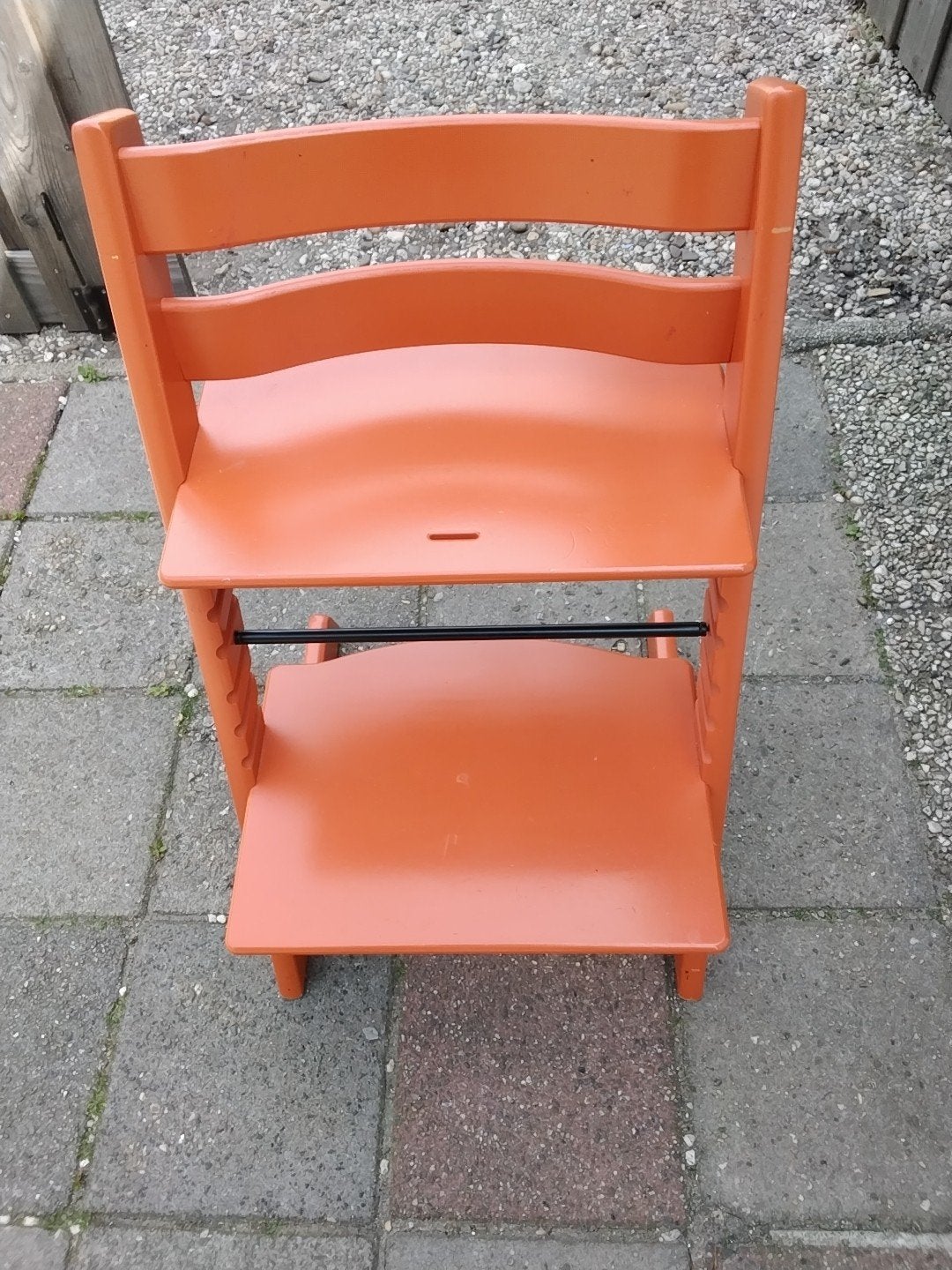 Stokke trip trap kinderstoel nieuw model kleur oranje € 80, Kinderen en Baby's, Kinderstoelen, Ophalen of Verzenden, Gebruikt