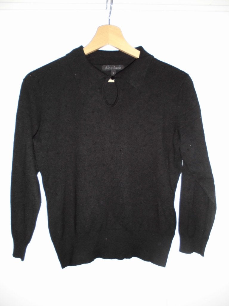 King Louie top maat S, Kleding | Dames, Tops, Zwart, Ophalen of Verzenden, Lange mouw, King Louie