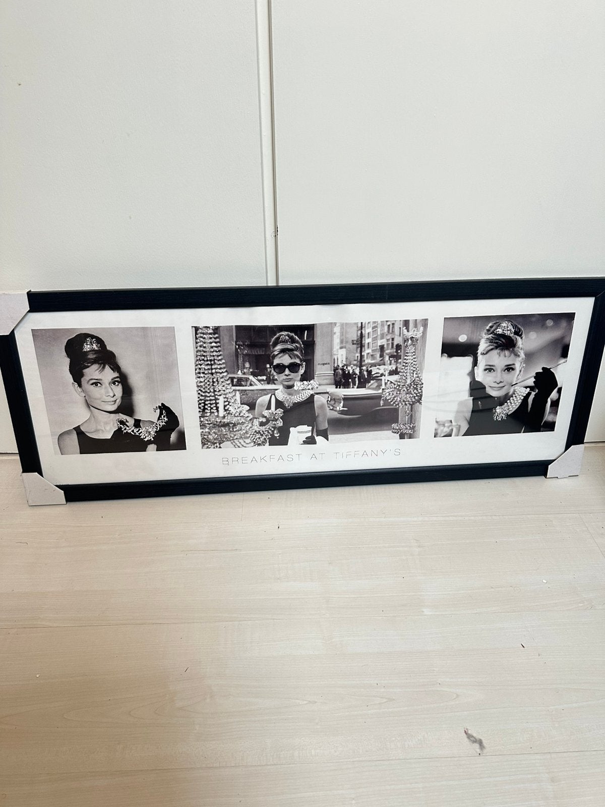 Poster audrey Hepburn ingelijst, Ophalen, Zo goed als nieuw, Hout