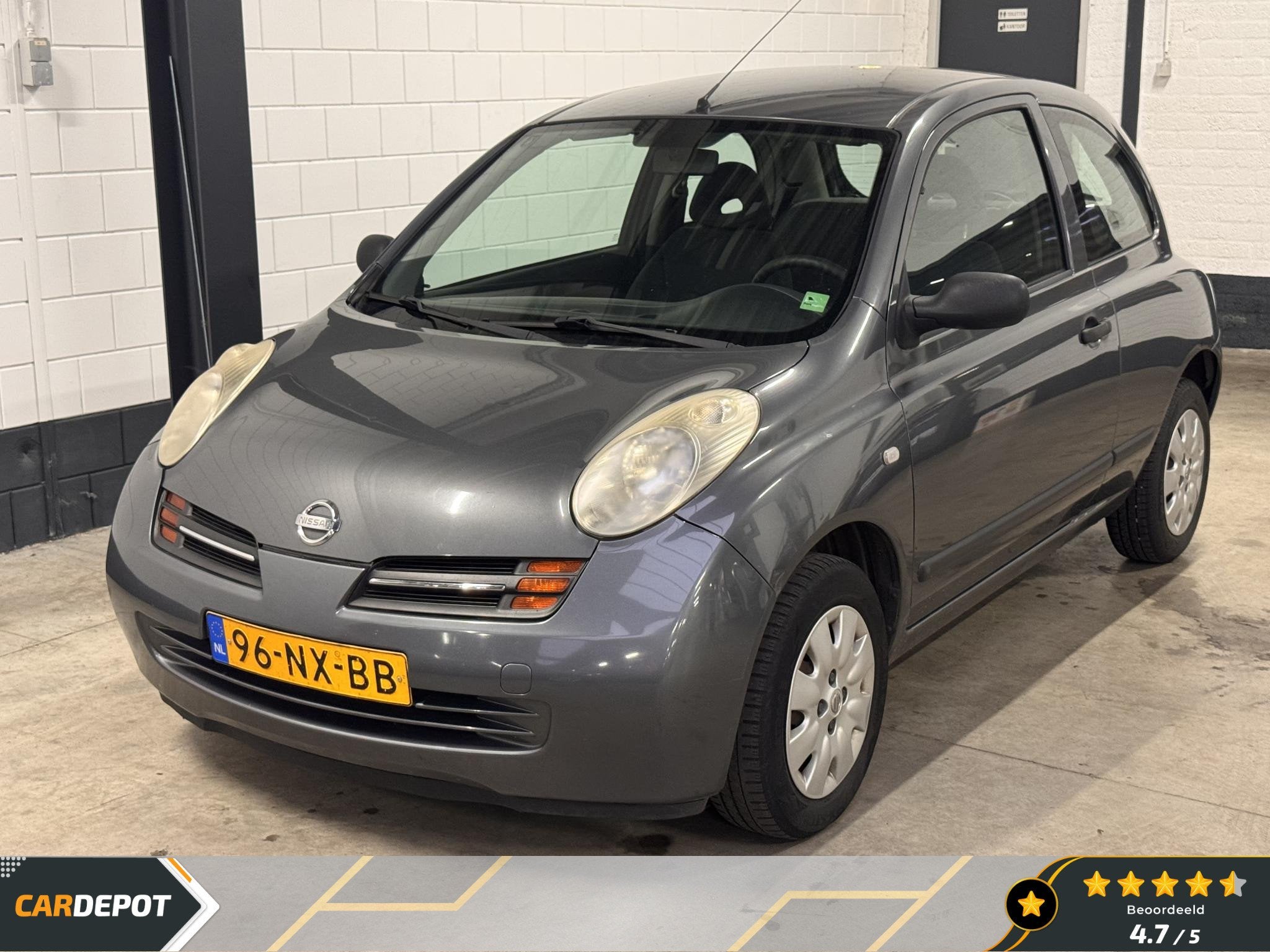 Nissan Micra 1.2 Visia Vol Jaar APK, Auto's, Voorwielaandrijving, Stof, Gebruikt, 31 €/maand