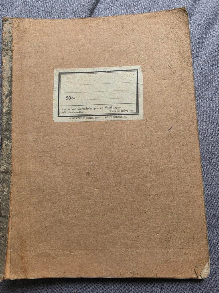 Handleiding Houtbewerking 1947, Ophalen of Verzenden