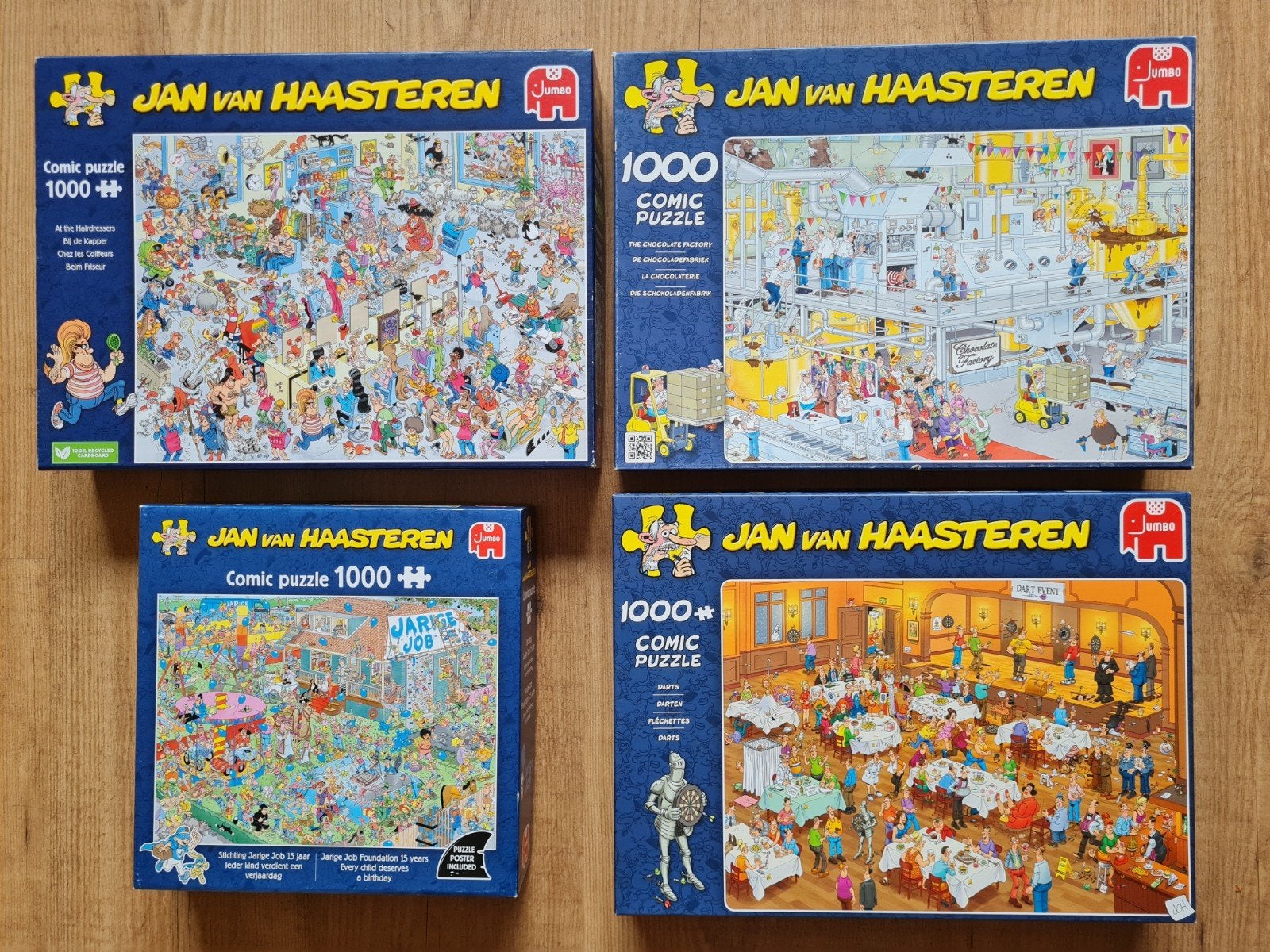 Jan van Haasteren puzzels, Ophalen of Verzenden, 500 t/m 1500 stukjes, Zo goed als nieuw