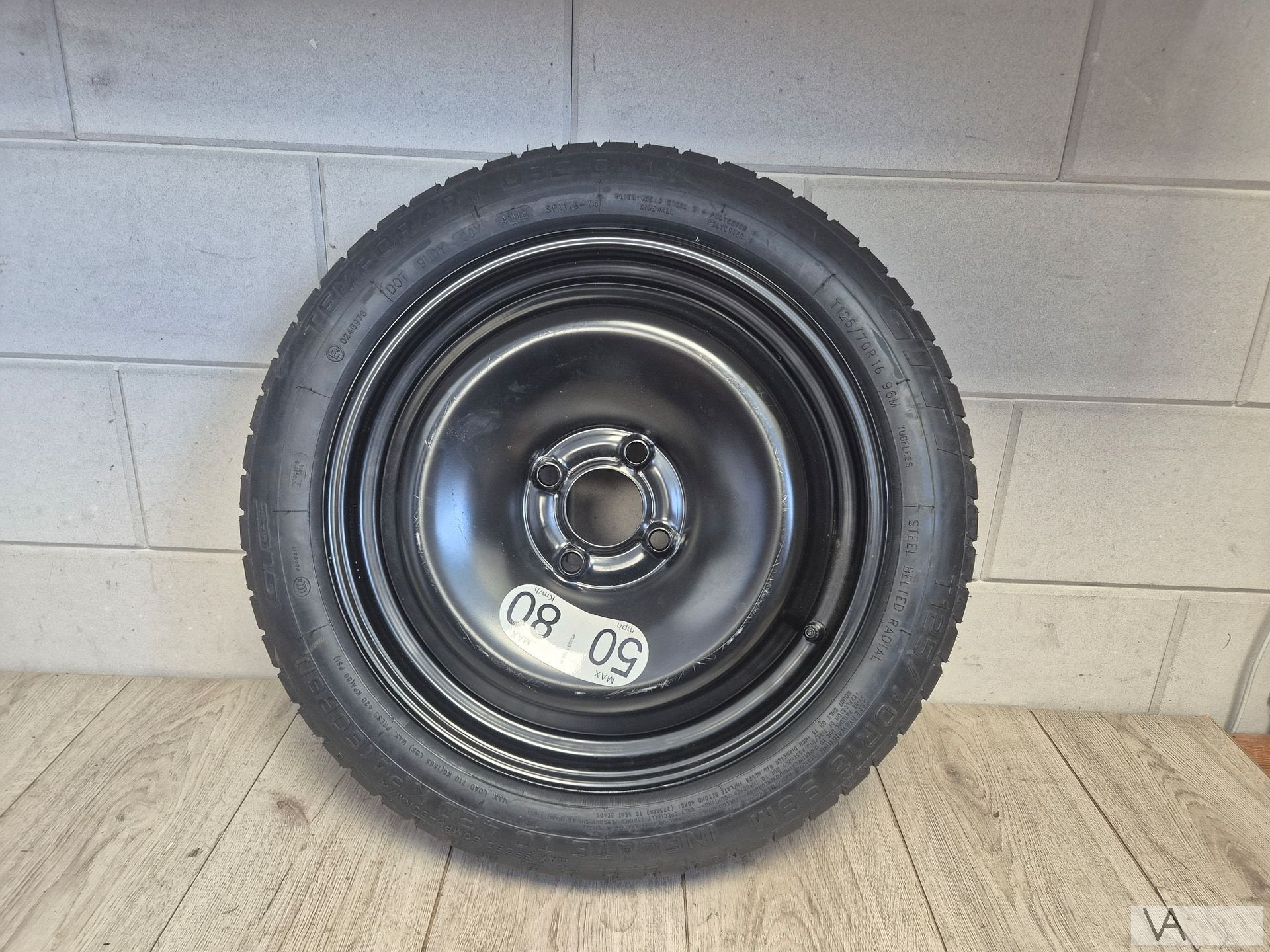 Thuiskomer reservewiel voor Renault Captur / Clio / Zoe €100