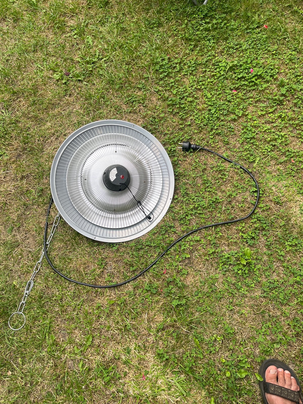 Eurom Partytent Heater 1502 - Elektrische Terrasverwarmer, Caravans en Kamperen, Ophalen, Zo goed als nieuw