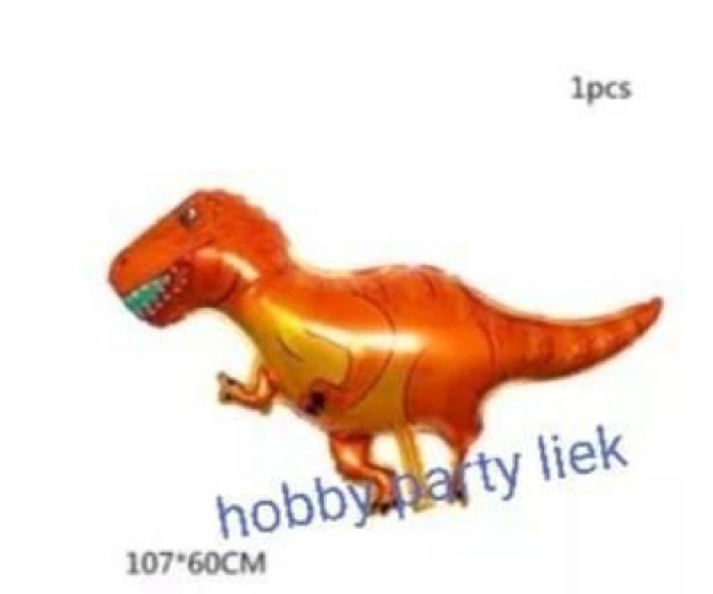 Dinosaurus ballonnen set nr D213, Ophalen of Verzenden, Nieuw, Versiering, Verjaardag