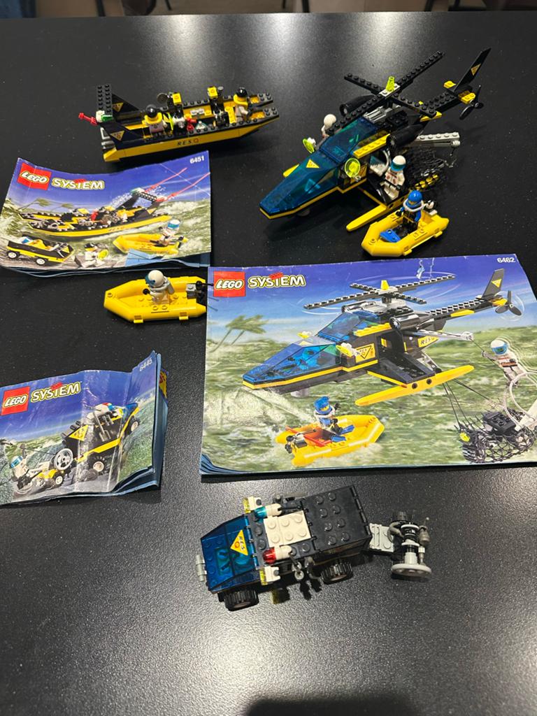 Lego System Res q R.E.S.Q. Sets 6451, 6445, 6462 incompleet, Kinderen en Baby's, Speelgoed | Duplo en Lego, Gebruikt, Overige thema's