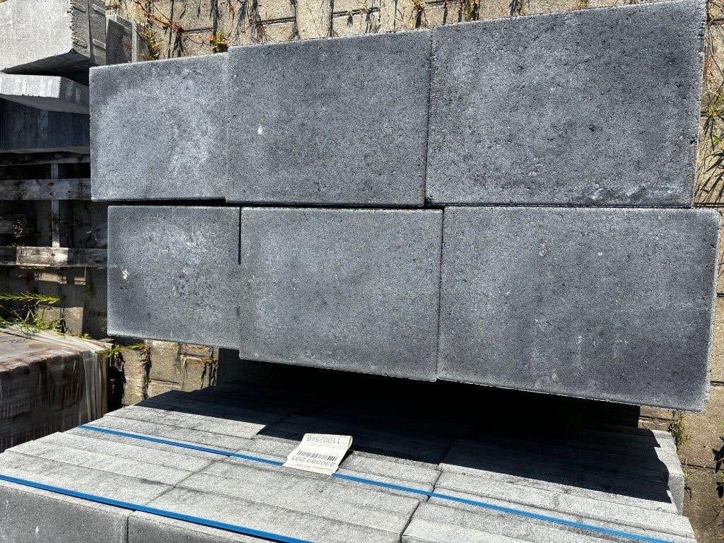 Straksteen Antraciet 30x40x6cm, Ophalen, Nieuw, 10 m² of meer, Beton