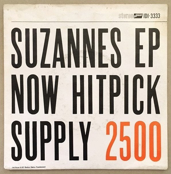 Single Punk Nederpunk Suzannes EP 1000 Idioten Enschede, 7 inch, Ophalen of Verzenden, Zo goed als nieuw, Limited edition