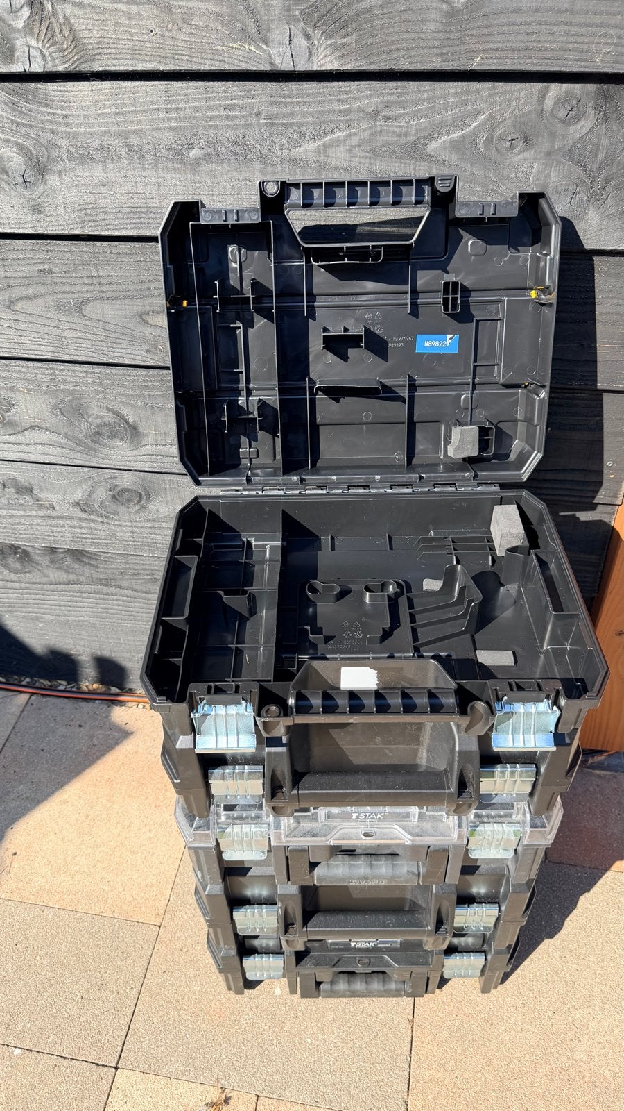 Dewalt TSTAK Gereedschapskoffer Set van 5, Ophalen, Gebruikt