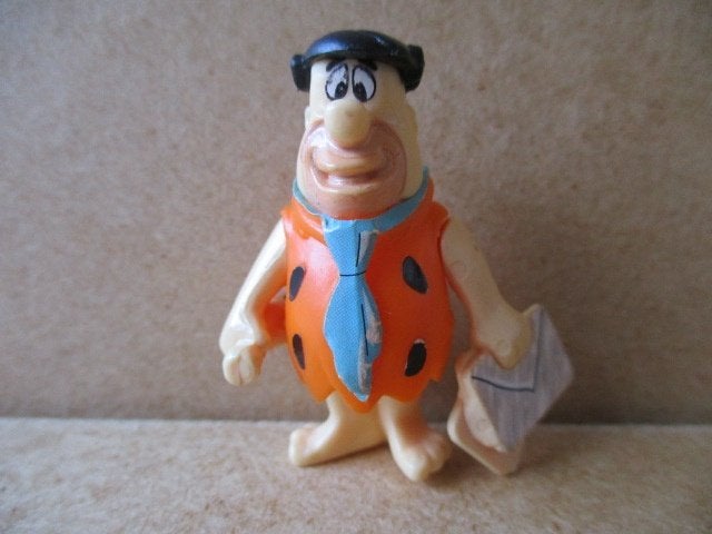 adv10674 flintstones fred poppetje 4, Ophalen, Overige figuren, Gebruikt, Beeldje of Figuurtje