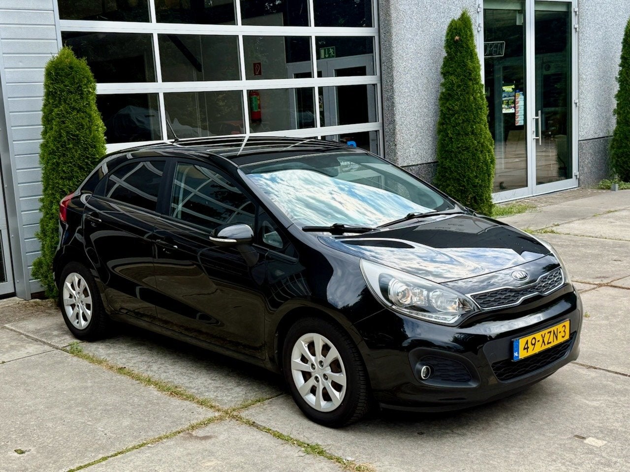 Kia Rio 1.2 CVVT Plus Pack, Euro 5, 4 cilinders, Elektrische ramen, Zwart