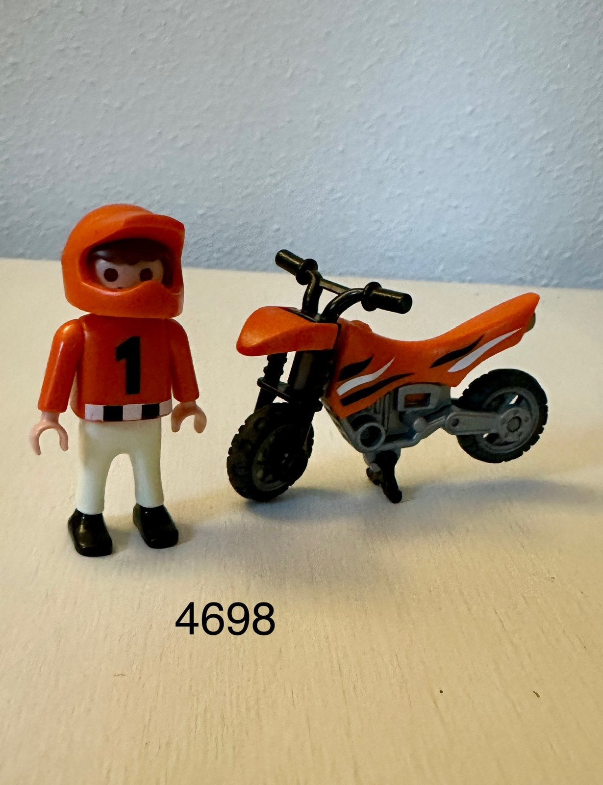 Playmobil 4698 kind met crossmotor, Ophalen of Verzenden, Zo goed als nieuw