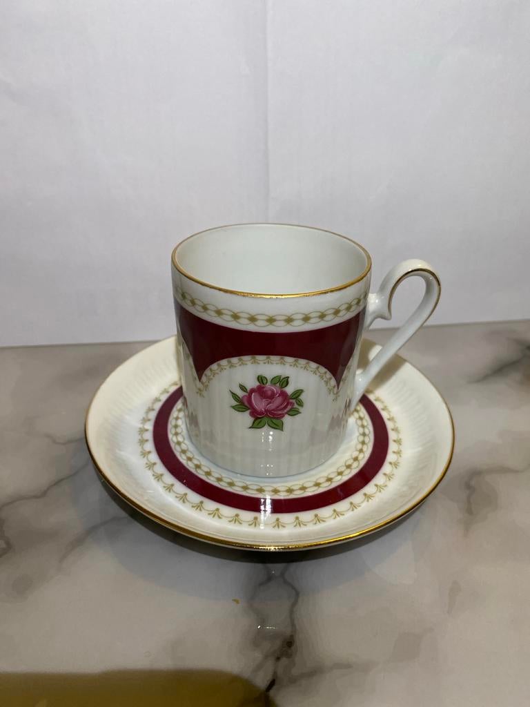 Vintage Hartporzellan Germany Kopje en Schotel, Ophalen