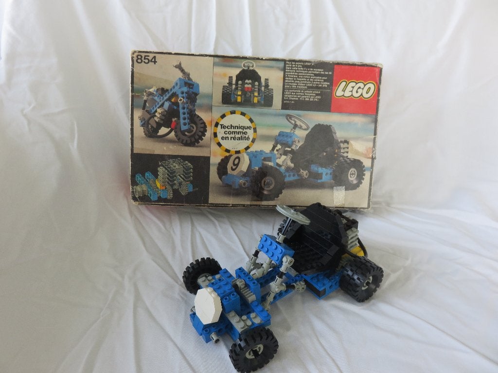 Technisch lego set 854 Go-Kart, Gebruikt, Lego, Ophalen of Verzenden, Complete set