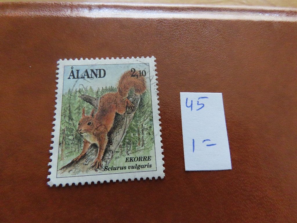 Aland 45, Ophalen of Verzenden, Finland, Gestempeld