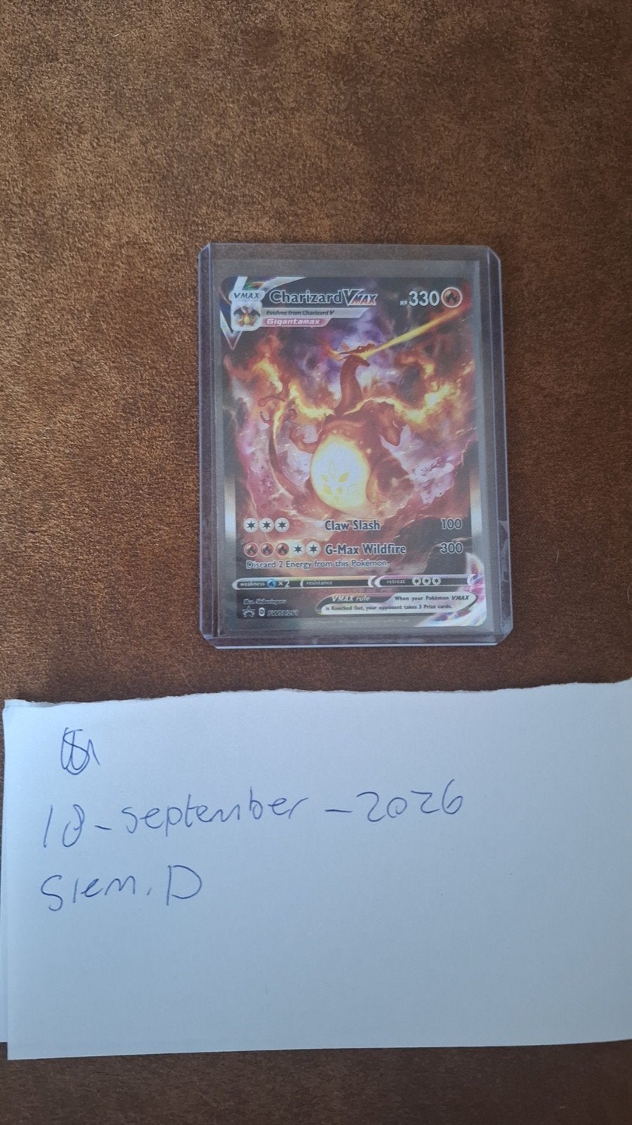 Pokémon Kaart Charizard VMAX 330/189 - Darkness Ablaze, Ophalen of Verzenden, Nieuw, Losse kaart, Foil