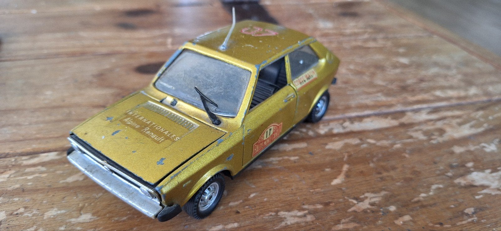 Vintage Polistil VW Polo Mk1 Rallye Monte Carlo 1:25, Ophalen of Verzenden, Gebruikt, Auto, Overige merken