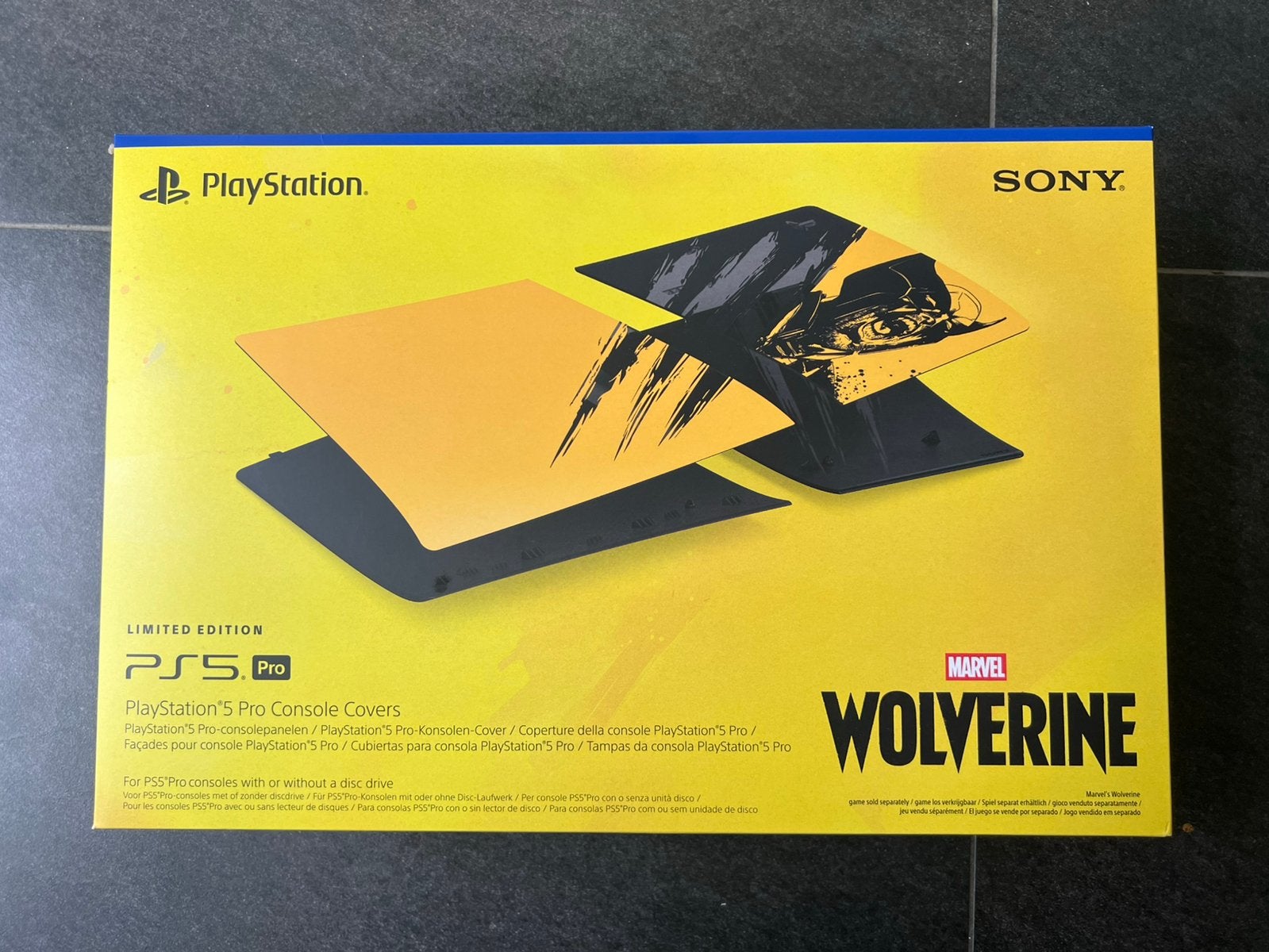 Ps5 Pro Wolverine Cover Battle Yellow, Ophalen, Nieuw