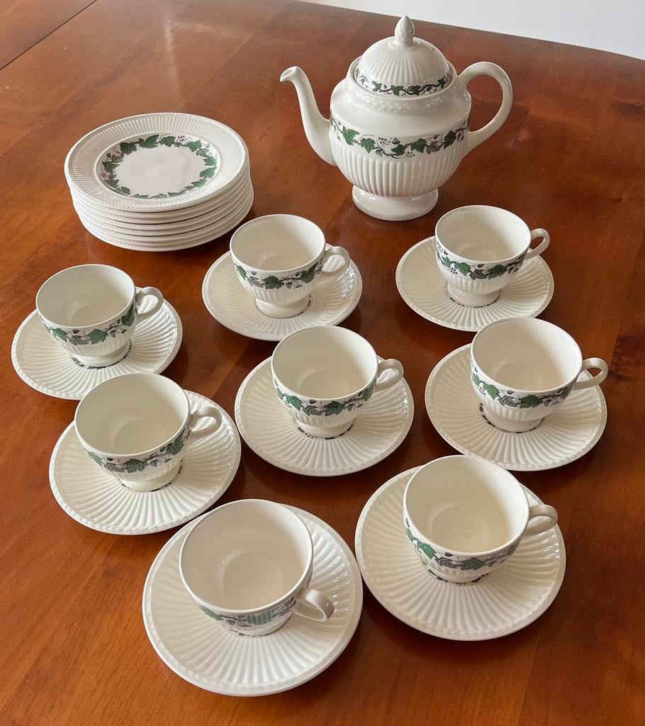 Wedgwood Stratford Theeservies, Ophalen, Zo goed als nieuw, Wedgwood, Aardewerk