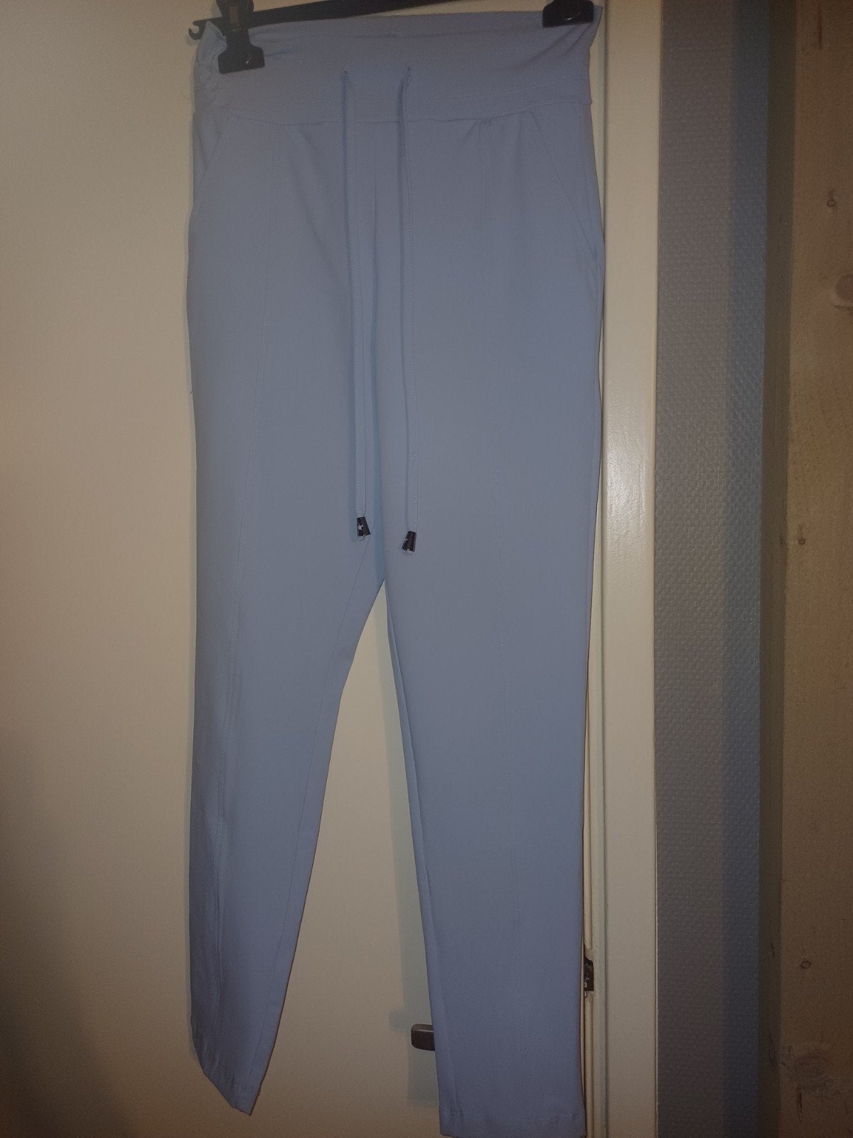 Mi Piace travelbroek skinny 7/8 Baby Blue XS,S en M, Maat 38/40 (M), Mp, Blauw, Nieuw