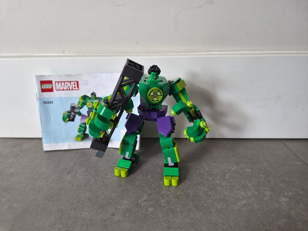 Lego 76241 | Marvel Hulk mechapantser - compleet, Marvel, Lego, Ophalen of Verzenden, Complete set