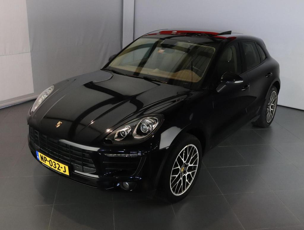 Porsche Macan 3.0 S 77.000km! PANO/LEER, Auto's, Porsche, Automaat, Start-stop-systeem, Gebruikt, Beige