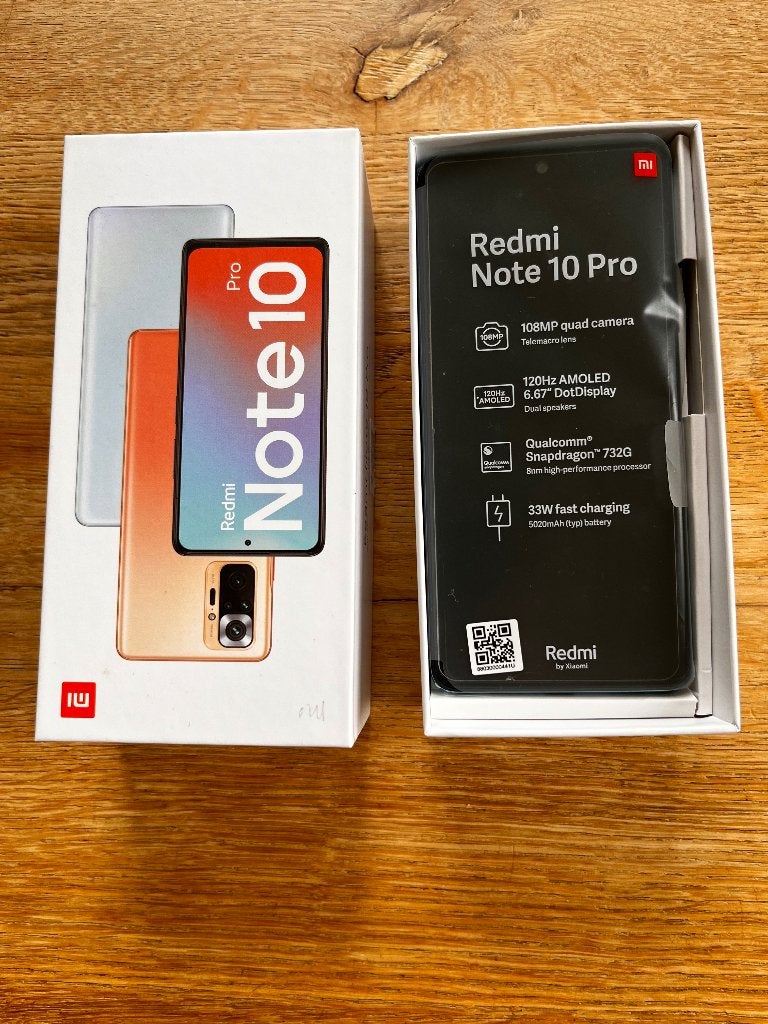Xiaomi Redmi Note 10 Pro, lichtblauw, Telecommunicatie, Mobiele telefoons | Overige merken, Overige modellen, Ophalen of Verzenden
