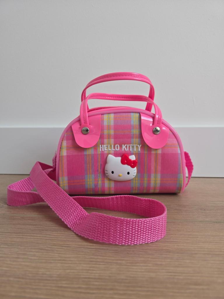 Hello Kitty en Teddybeer Kinderhandtasjes (2 stuks), Ophalen, Zo goed als nieuw, Roze, Handtas