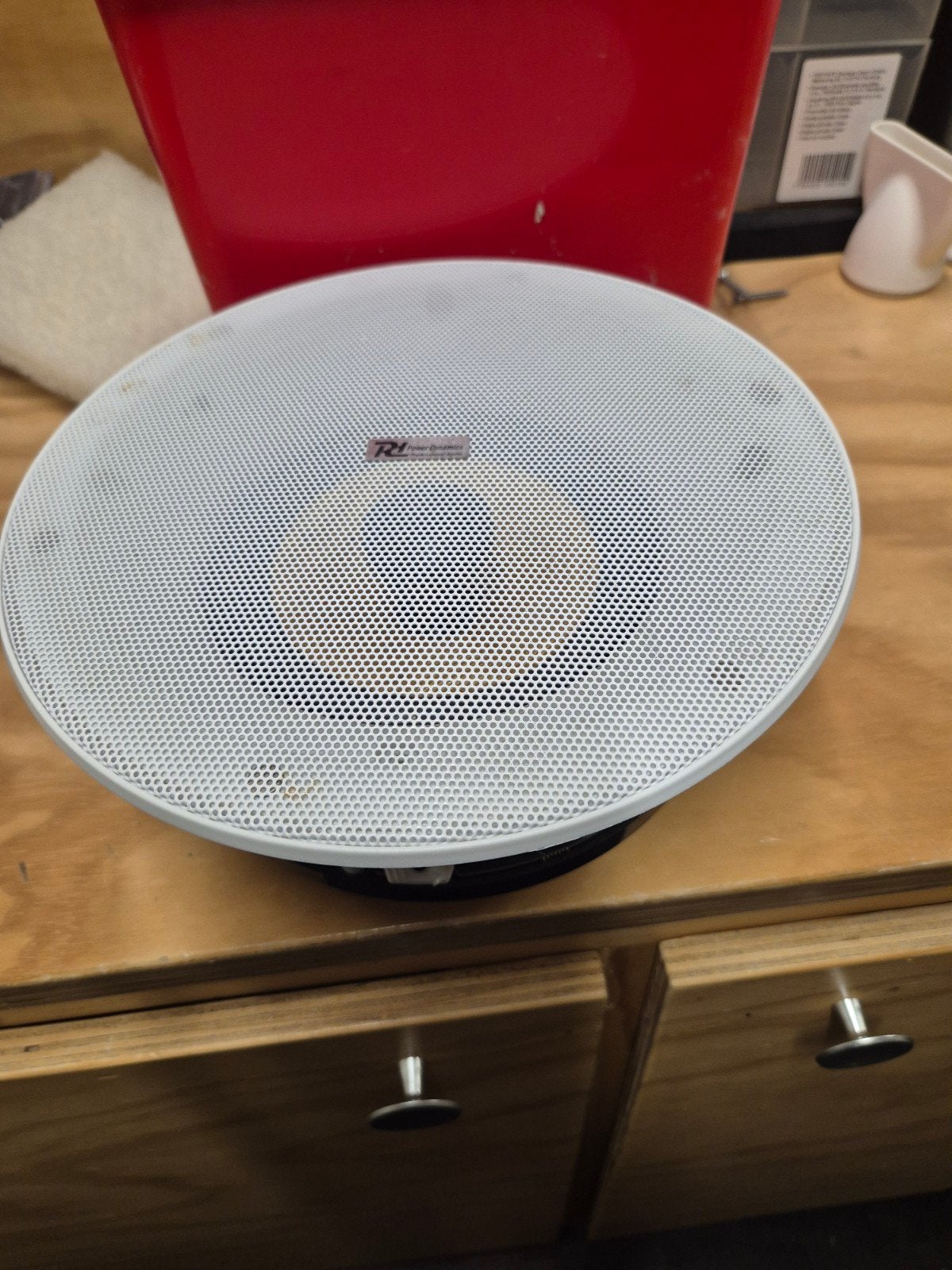 2 Power Dynamics WCS65 plafondspeakers - Zo goed als nieuw, Overige merken, Overige typen, Ophalen of Verzenden, Zo goed als nieuw