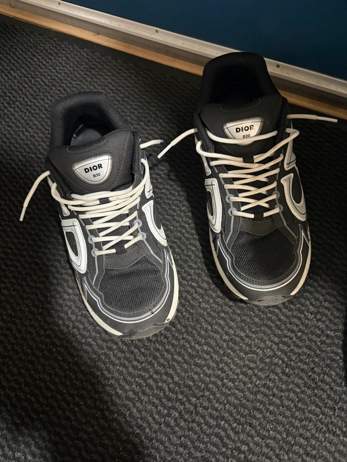 dior b30 maat 45, Kleding | Heren, Schoenen, Ophalen of Verzenden, Gedragen, Zwart