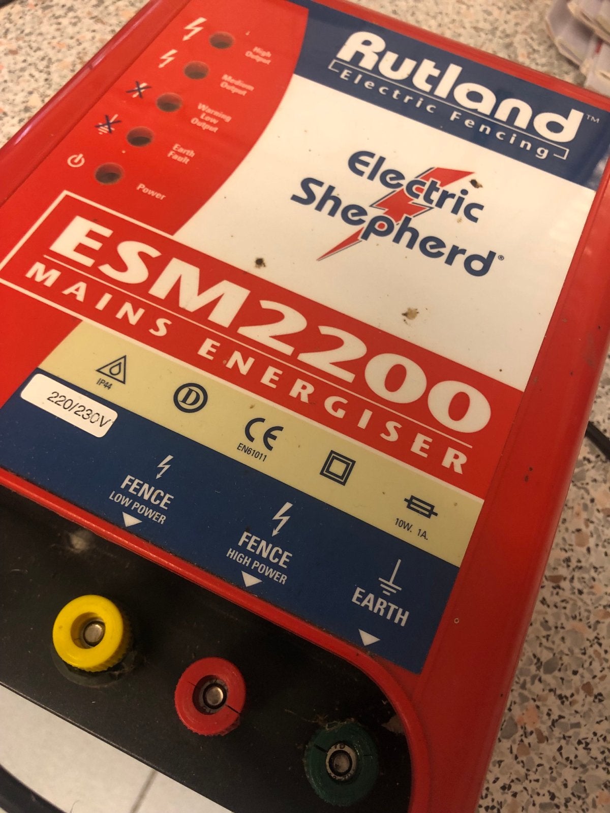 Rutland Electric Shepherd ESM2200 schrikdraadapparaat, Ophalen, Gebruikt, Kunststof, Overige typen