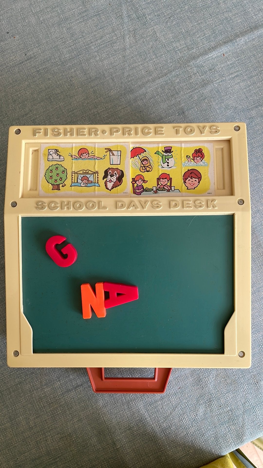 Fisher Price School days Desk, Ophalen of Verzenden, Gebruikt, Speelset
