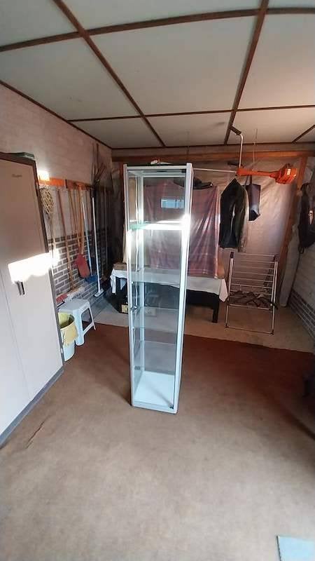 vitrinekast glas, Ophalen, Met deur(en), Glas, 50 tot 100 cm