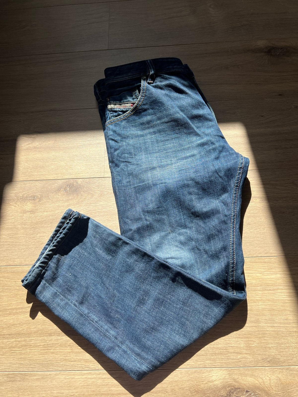 Diesel Krayver Jeans, Kleding | Heren, Ophalen of Verzenden, Zo goed als nieuw, Blauw, W33 - W34 (confectie 48/50)